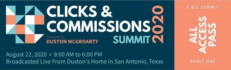 Duston McGroarty – Clicks & Commissions Summit 2020