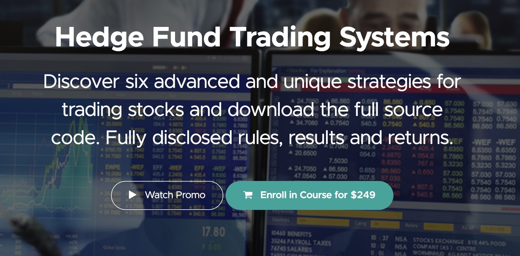 Hedge Fund Trading Systems