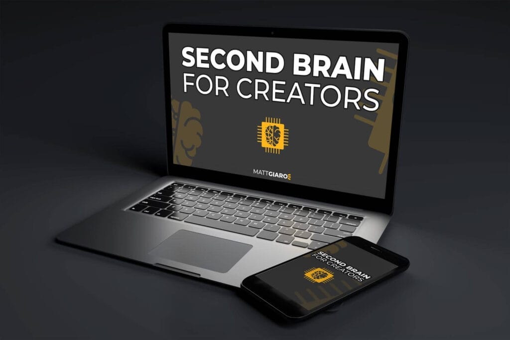 Matt Giaro – Second Brain For Content Creators