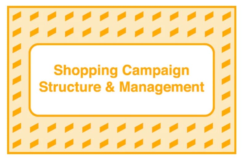 Take Some Risk – Shopping Campaign Structure and Management