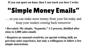 John Bejakovic – Simple Money Email