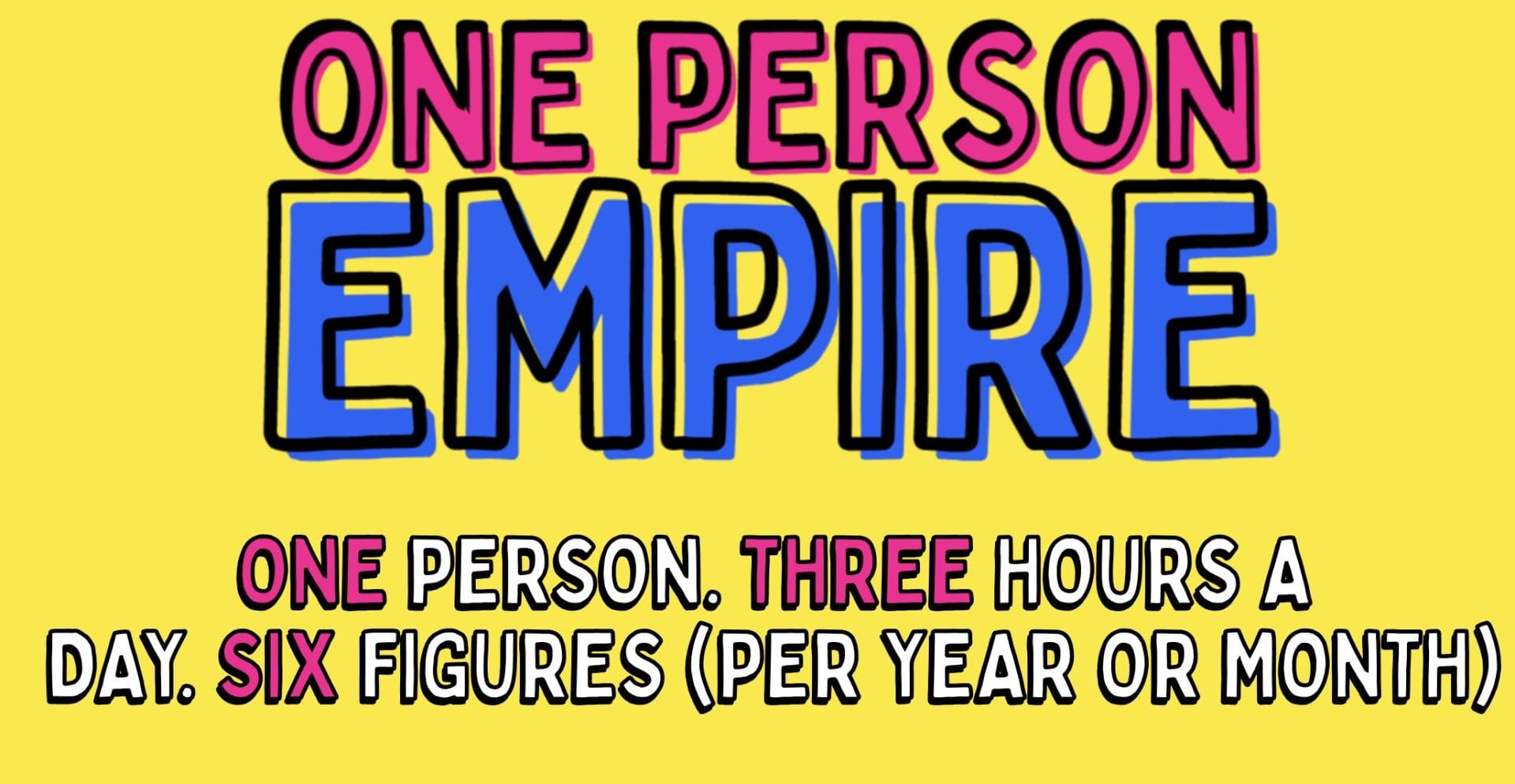 Ryan Lee – One Person Empire