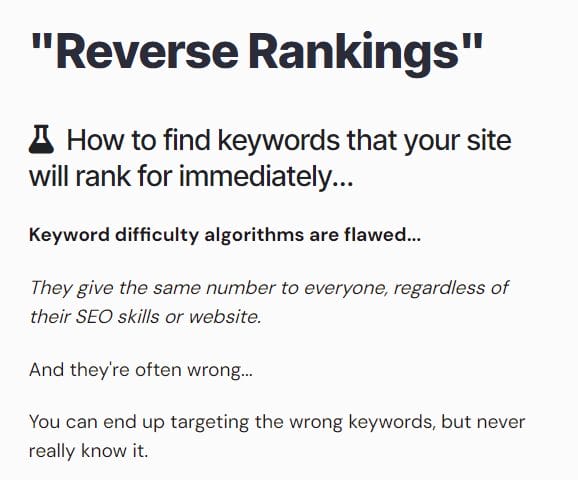 Jack Duncan – Reverse Keyword Rank